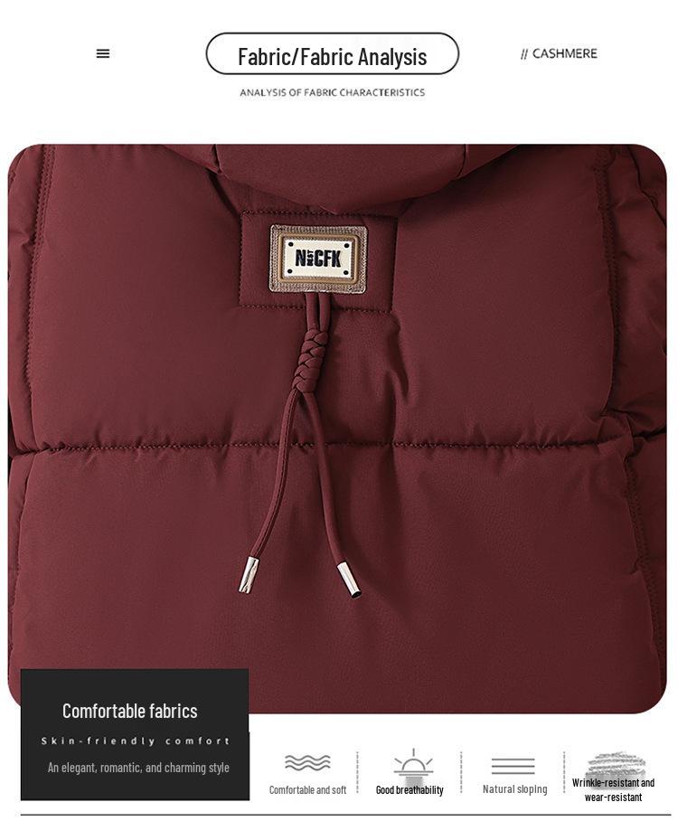 2025 Women's Short Cotton-Padded Jacket: New Korean Style, Fashionable Thick Bread Coat for Winter Outerwear.