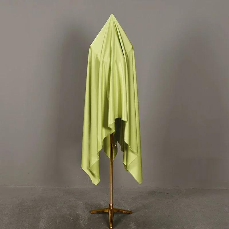 100x150cm Acetate Satin Fabric Double-sided Solid Color Glossy Smooth Skirt Strap Imitation Silk Cloth Apparel for Diy Sewing