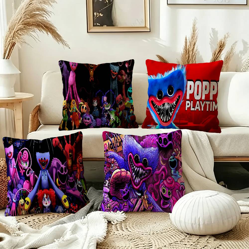 Game Poppy-p-playtimes Pillow Anime Pillow Sofa Bed Head Pillow Cover Cushion Cover 45x45 cm Fashion