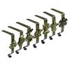 7Pcs/Set Christmas Stocking Hooks Mantel Xmas Stocking Holder Festive Stocking