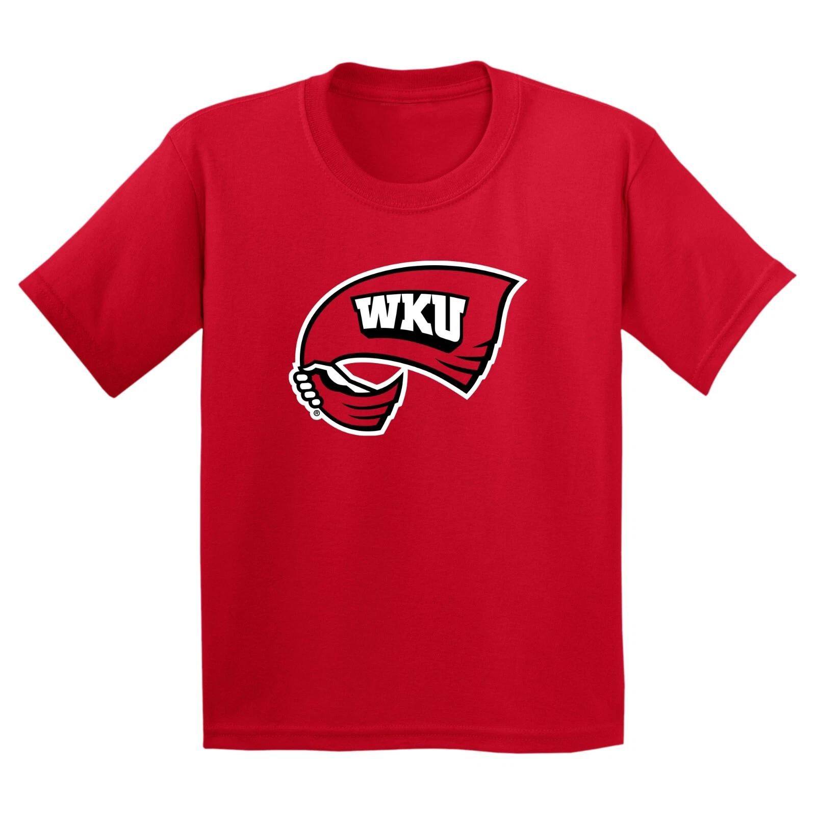 Western Kentucky University Hilltoppers Primary Logo Youth T-Shirt - Red 4XL
