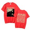 Vintage Favourite Worst Nightmare T Shirt Arctic Monkeys 505 Lyrics Print Tee Shirt for Men Women Hip Hop Punk Oversized T-shirt