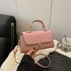 This Year, the Popular One-shoulder Small Bag Women's 2025 Spring New Fashion Handbag Texture Versatile Messenger Small Square Bag