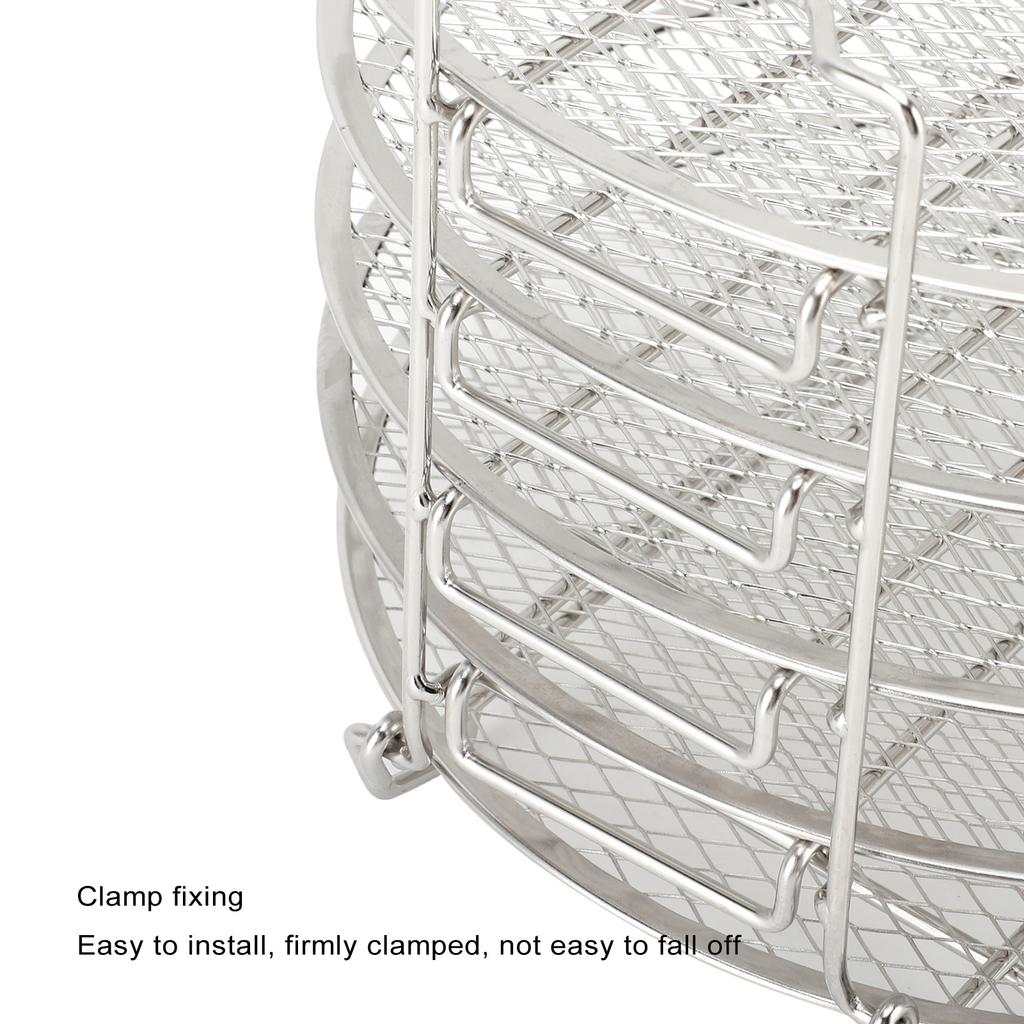 5 Layer Dehydrator Stand Fit for Foodi 6.5qt 8qt Stackable Stainless Steel Dehydrator Rack