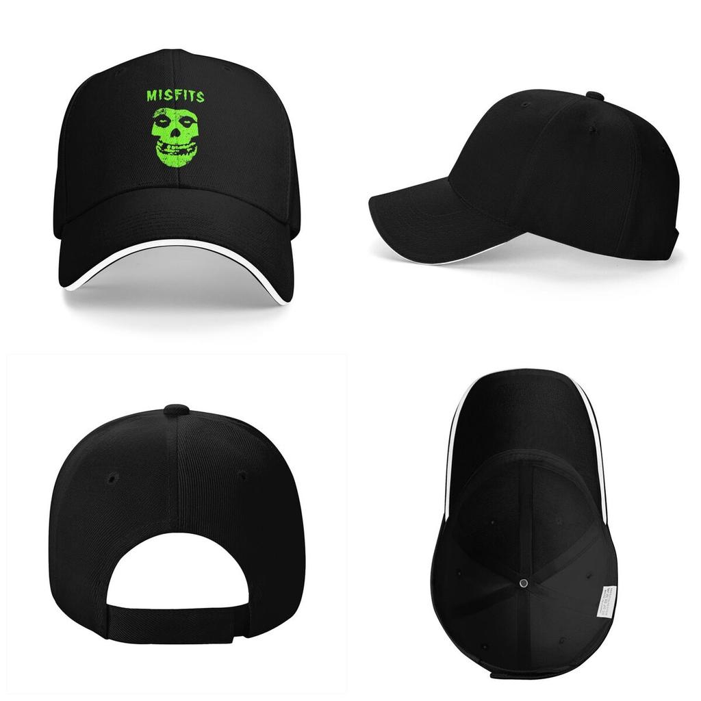 Unisex Baseball Hats Misfits Rock Band Skull Horror Outdoor Streetwear Summer Sports Baseball Caps Hip Hop Cap Casquette Hats