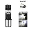 1 Peça H4 BA20D P15D Lâmpada de Farol de LED para Motocicleta Holofote 12V Luz de Cruzamento/Farol Alto Lâmpada de Nevoeiro Dupla Cor Branco Amarelo Acessório para Motos