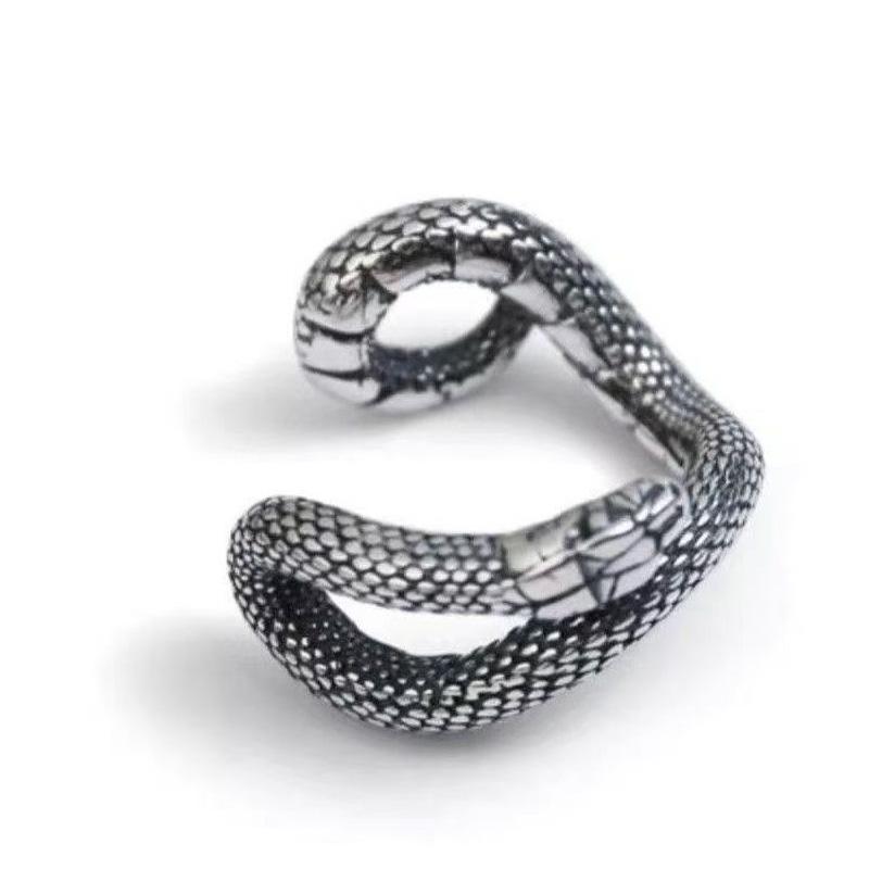Nouvelles Boucles d'Oreilles Clip Serpent Vintage en Cuivre pour Adolescents Oreille Sans Percing Boucles d'Oreilles Femmes Hommes Faux Piercing Boucles d'Oreilles de Fête Bijoux