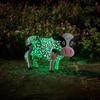 Color Changing LED Garden Solar Lamp Garden Decor Landscaping Lights Daisy Cow Solar Light  Garden