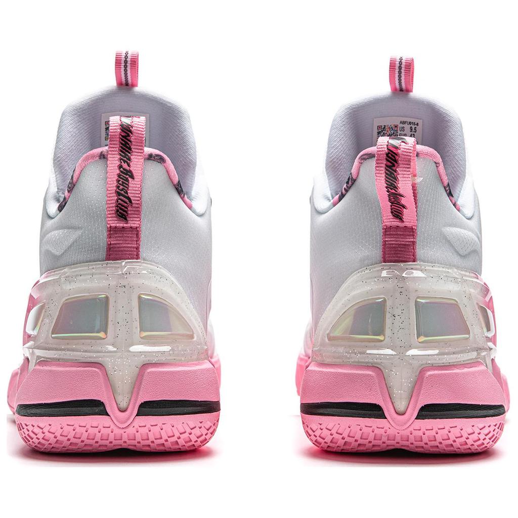 Li Ning Fan Wu 4 BBC Collaboration Lightweight Rebound Stability Support Comfortable Shock Absorption Breathable Mid-Top Basketball Shoes ABFU015-8