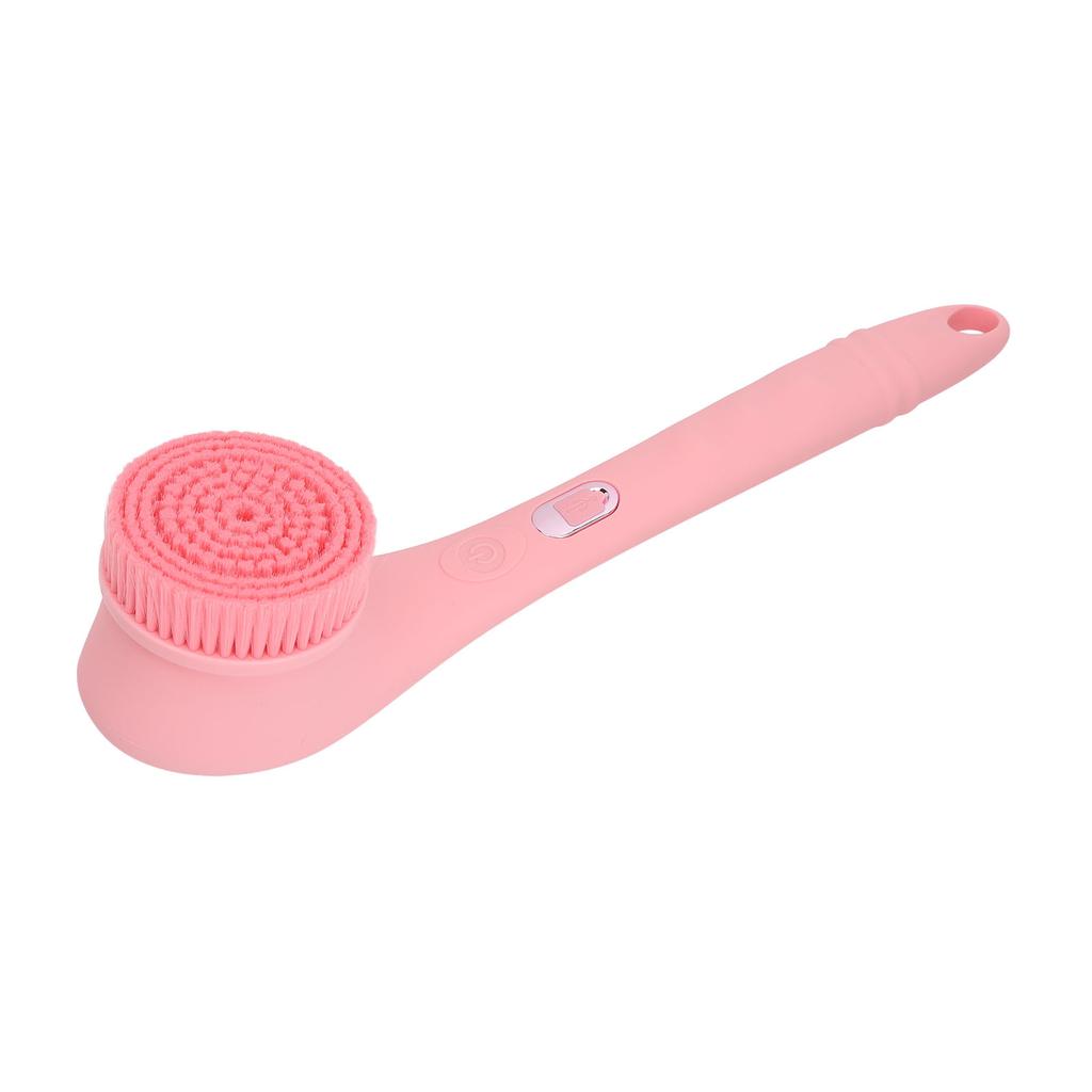 Electric Shower Brush Set Long Handle Waterproof Remove Dead Skin Body Cleansing Scrubber with 3