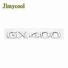 HZN3 3D Chrome Glossy Black ABS Letters Number GX400 GX460 GX470 Emblem For Lexus Car Trunk Logo Badge Sticker