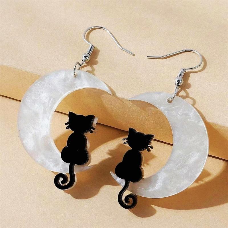 

Модные серьги-подвески для женщин белый