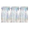 Rain Curtain 1 X 2.5m Sparkling Foil Fringe Backdrop Set