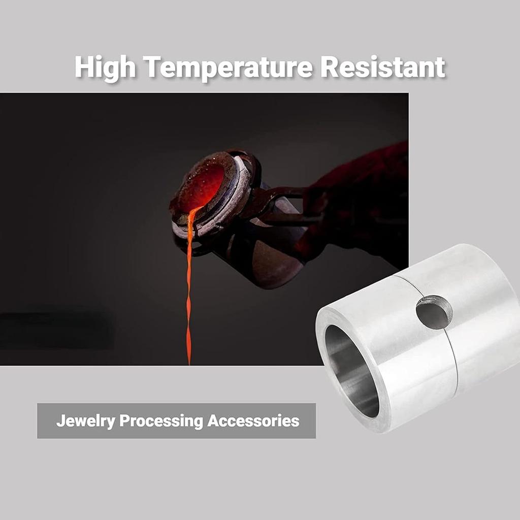 Casting Sandbox Melting Pot, Aluminum Alloy Small Jewelry Sand Casting Melting Pot Jewelry Casting Melting Tool for Metal Jewelry Makers And Jewelry