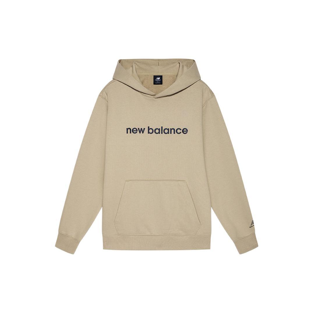 Толстовки New Balance Унисекс Хаки С капюшоном Умеренные Другие AMT21361-MS S