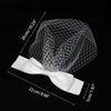 Decorative Fascinator Veil for Women 1920s Flapper Veil Headpiece Mesh Hair Clip  Tea Party Hat Headpiece Wedding