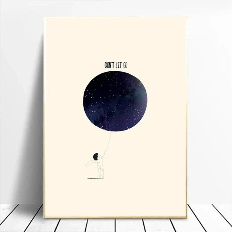Peinture sur toile du petit Prince, histoire de légende, illustration murale imprimée et images, affiche de Style, chambre d'enfant, décoration de la maison