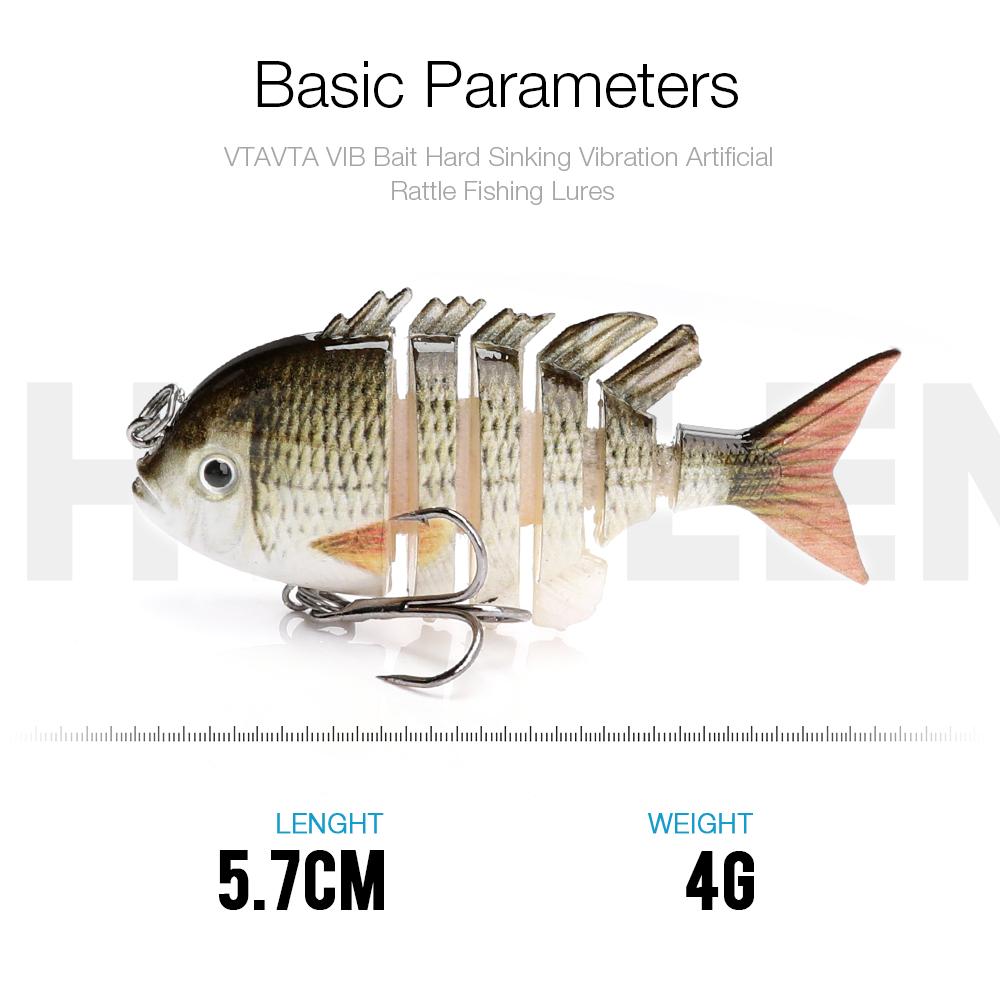Mini Multi Jointed Fishing Lure 60mm 4g Topwater Hard Bait Wobblers Lifelike Swimbait Crankbaits Fishing Trout Lures
