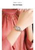 OFNS Women's Casual 30m Waterproof Quartz Watch with Roman Numerals and Two-Hand Design.