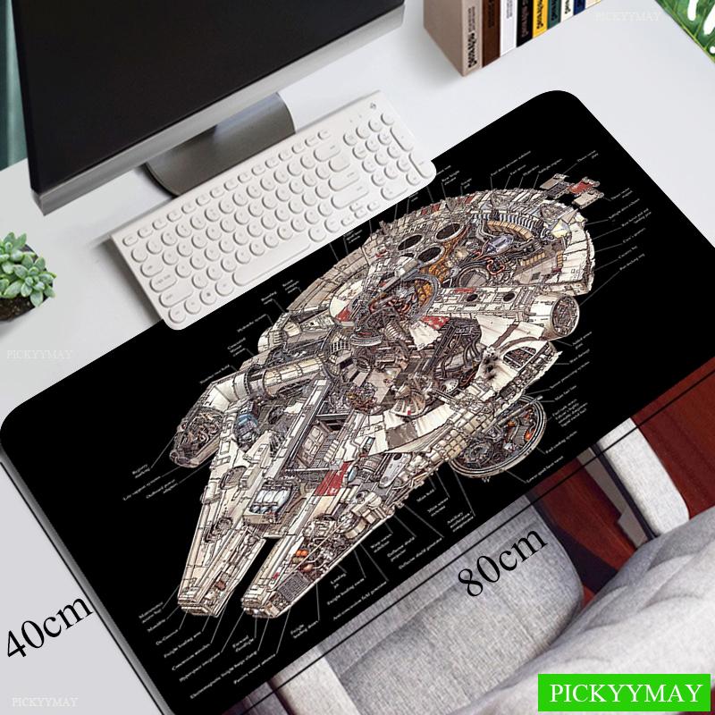 Spacecraft Mouse Pad Gamer Mousepads Big Gaming Mousepad XXL Mouse Mat Large Keyboard Mat Desk Pad For Computer Laptop