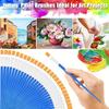 5-100pcs Paint Brushes Set for Kids Acrylic with Flat Round Pointed Paint Brushes Craft Watercolor Oil Painting Brushes