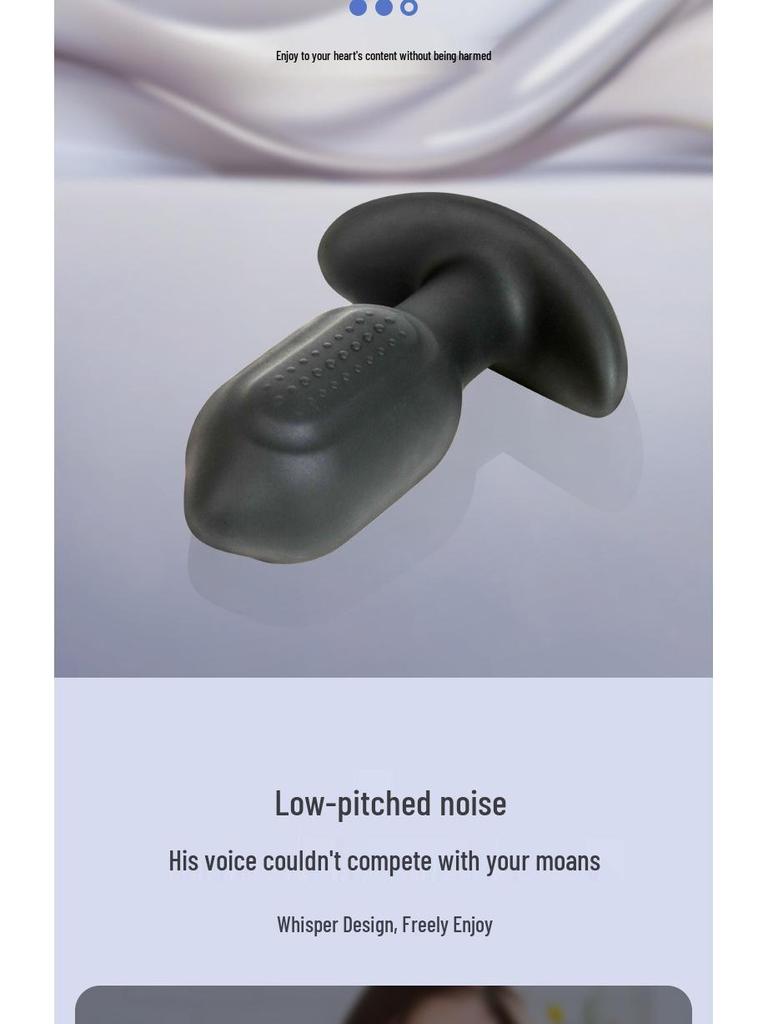 APP-Controlled Silicone Butt Plug: Rotating, Vibrating Little King Kong