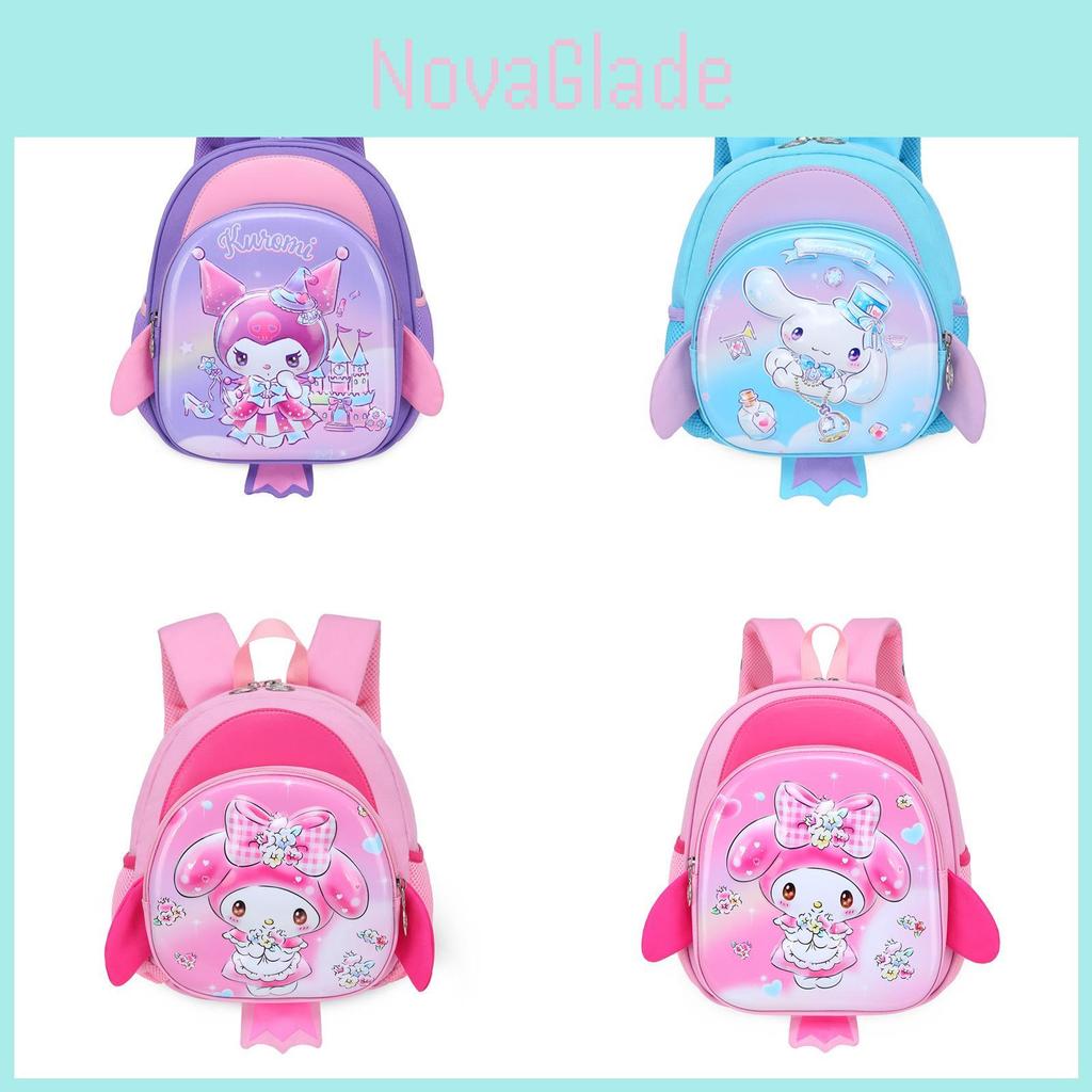 Kuromi Melody Cinnamoroll Double Shoulder Bag For Boys And Girls With Light Weight And Cute Design
