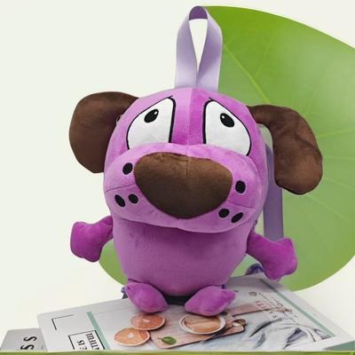 Lila Hund Plüsch Rucksäcke Für Cartoon Tiere Rucksack Kawaii Hund Plüsch Damen Tasche Geschenk Für Mädchen Tiere Kinder Taschen Für Mädchen