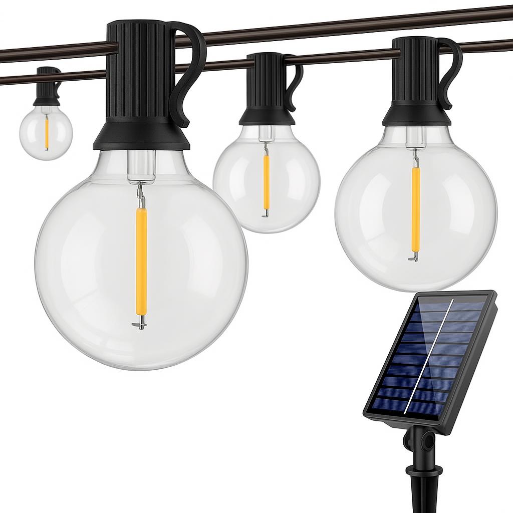 

Солнечные гирлянды уличные водонепроницаемые 15 м гирлянды с 31 лампочкой соединяемые фонари для патио для сада двора кемпинга Рождества colorful