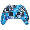 For Xbox Series S/X Handle Cover Camouflage Silicone Protective Cover XSX Game Handle Leaf Oil Watermark Soft Rubber Cover
