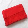Imitation Cashmere Men Scarf Solid Color Tassel Shawl Fashion Warm Scarf