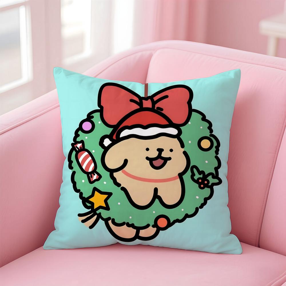 Cute L-Line P-Puppy Cushion Cover Comfortable Reversible Pillow Cover Ideal for Car Sofa Bedroom & Beyond
