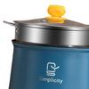 Hot Pot, elektrisch, US-Adapterstecker, leicht zu reinigen, tragbar, abnehmbar, Mehrzweck-Ramenkocher zum Kochen von Steak, Eiern, Nudeln