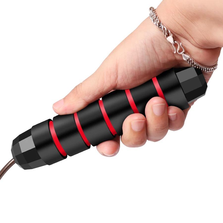 1PC Fast Skipping Rope, Wire Skipping Rope, Sports Adjustable Skipping Rope, Fitness Training, Household Sports Equipment