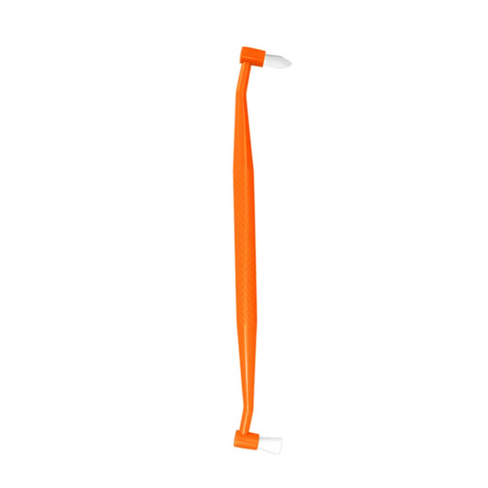 Double Head Single Bundle Orthodontic Toothbrush Interdental Cleaning Brush Portable Soft Bristles Tooth Cleaning Tool