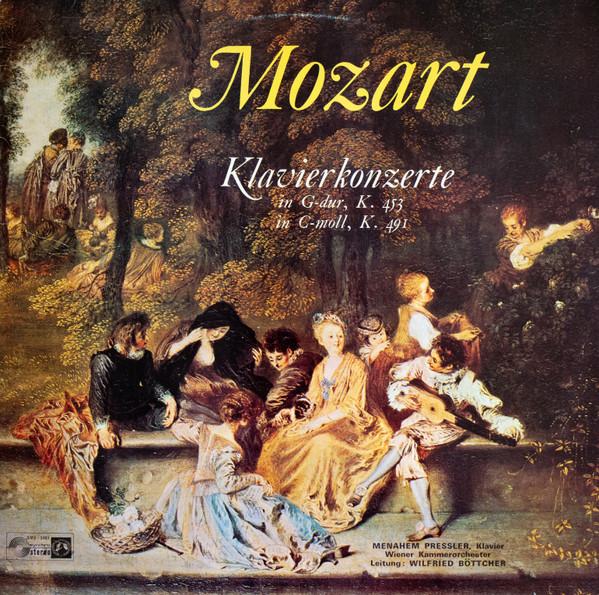 

LP Record MENAHEM PRESSLER WIENER KAMMERORCH Mozart Klavierkonzerte In Gdur SMS2487 Concert Hall 1967 Germany Classical Used