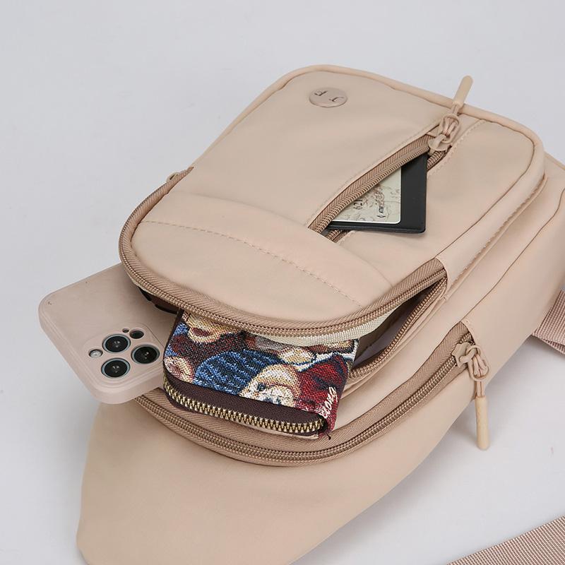 Dames Borsttassen Multifunctioneel 10 Kleuren Heuptas Multi-compartiment Kleine Stoffen Tas Opbergtas