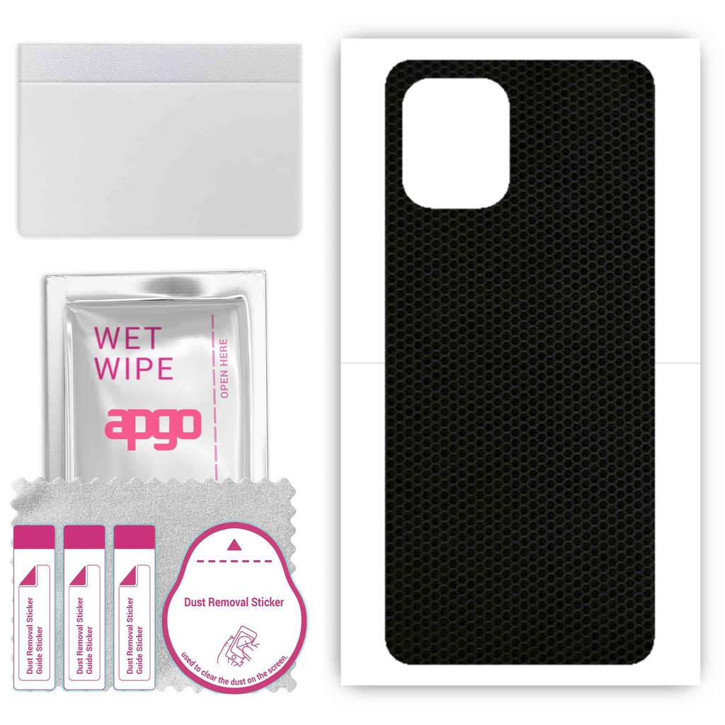 apgo Protective Skin Sticker for the back compatible with Oppo Find X3, Wrap Film, Foil, Vinyl - Pattern Matrix