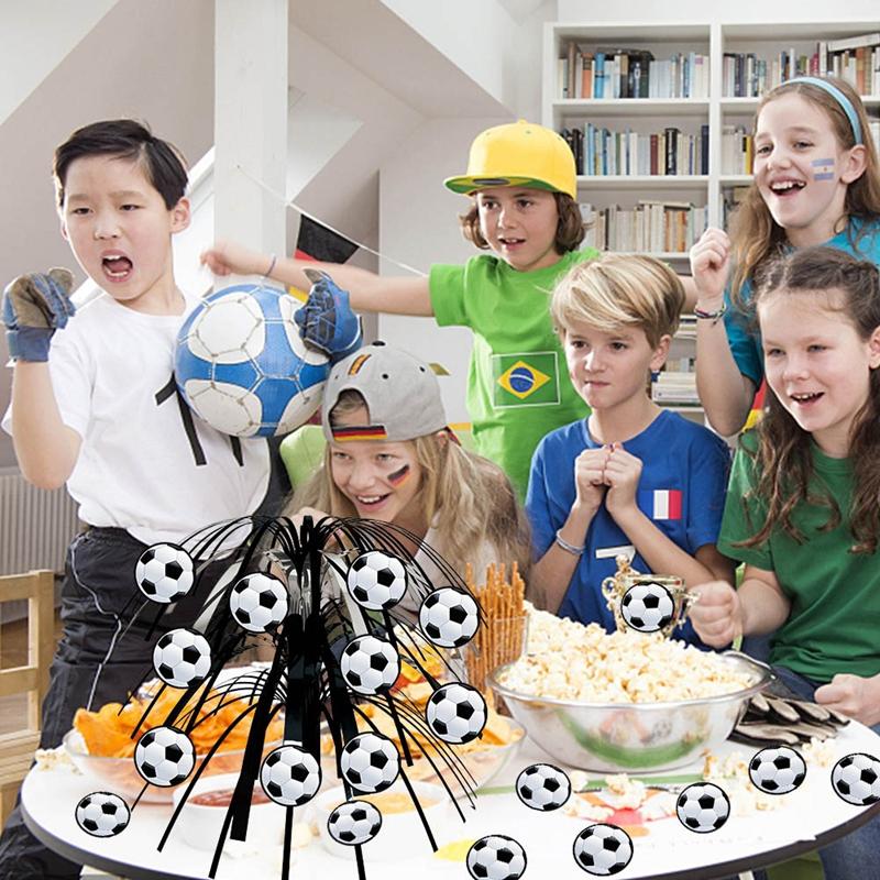 23pcs Creative Football Themed Party Decorations Table Centerpieces Home Decorations Suitable for Party Decorations