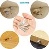 104Pcs Shelf Pins Kit 4 Styles Nickel Plated Shelf Support Pegs Bookshelf Pegs for Cabinet Bracket for Kitchen Furniture Closet