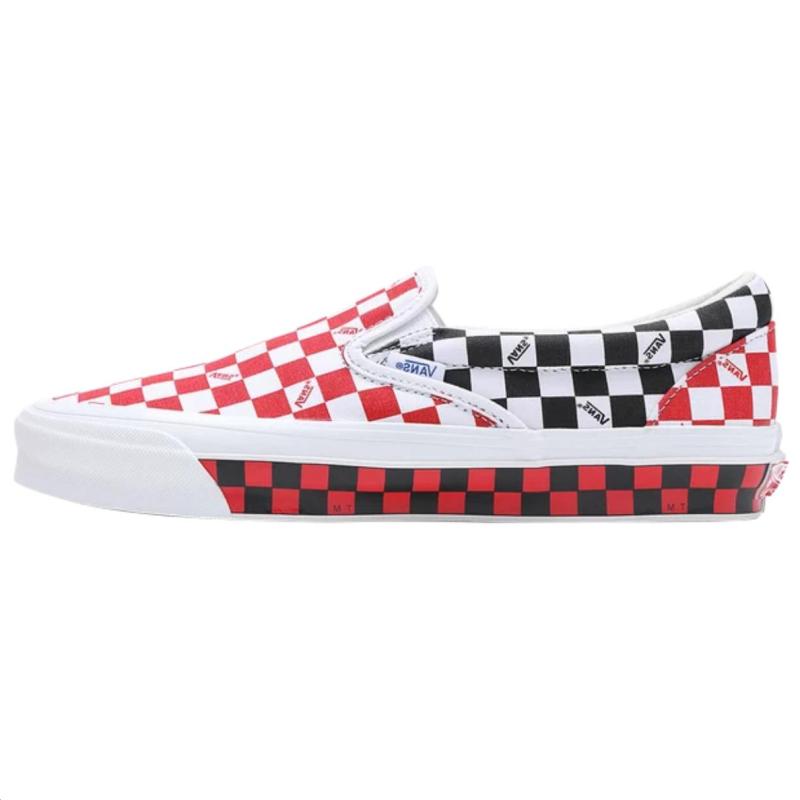 

Vans Og Classic SlipOn Lx Checkerboard Red Black Vans VN0A32QNREB 35 красный