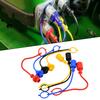 4 Pairs Hydraulic Quick Coupler Male Dust Cap Female Plug Cover PVC Rubber Protection For PARKER6600 AEROQUIP5600