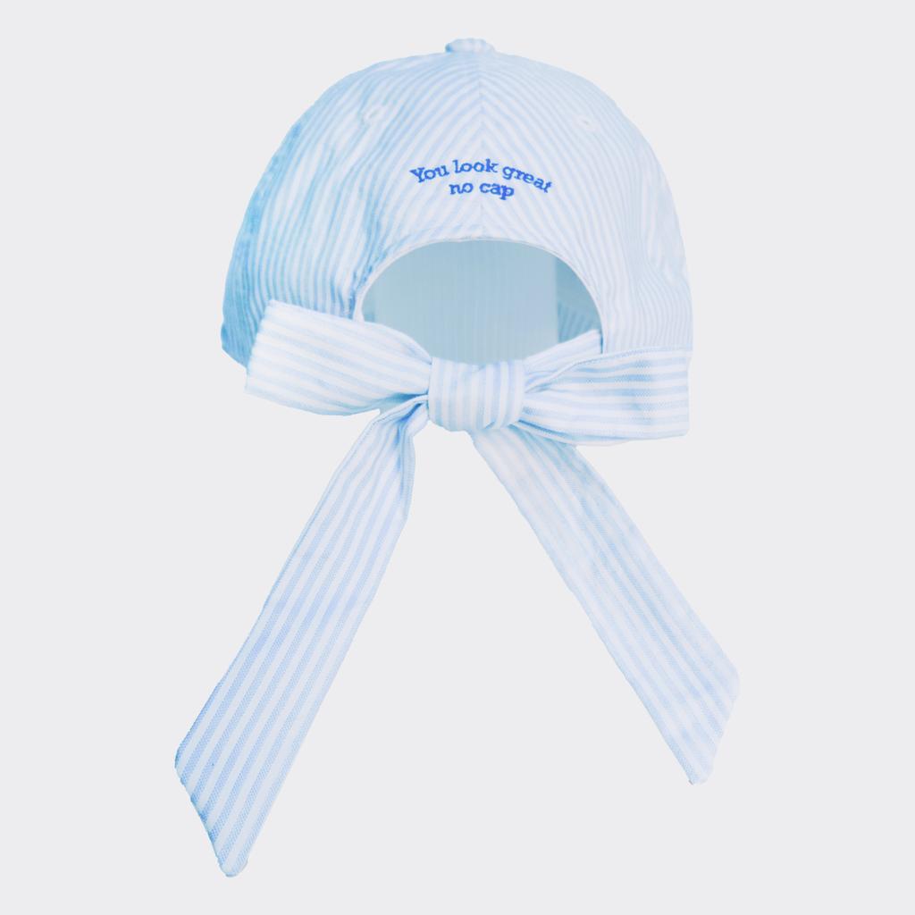 AOX Aox Stripe Ribbon Ball Cap Blue