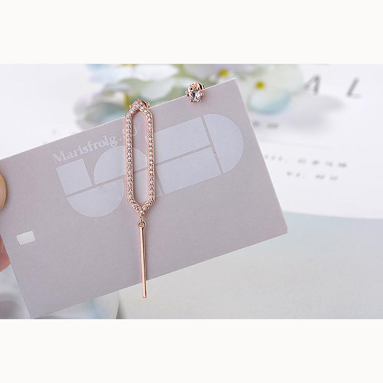 Dlouhý střapec Geometrický Asymetrický Šumivý Temperament Jednoduché Dámské Náušnice Party Doplňky Módní šperky