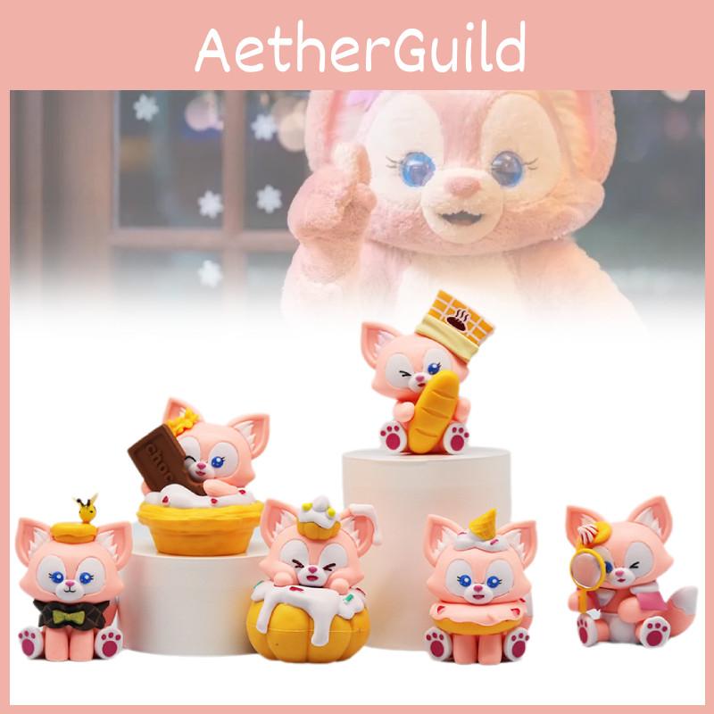 Adorable 6 Piece Lina Bell Cute Fox Pvc Figurine Set For Car Decor And Collectibles