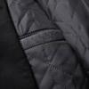 Men Winter Overcoat Fake Two Piece Wool Long Sleeves Mid Length Zipper Warm Formal Plus Size Detachable Hat Winter Coat for Daily Wear