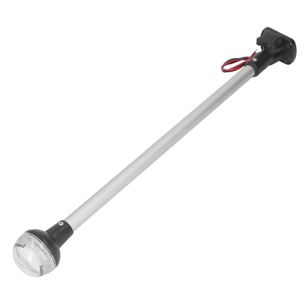 Marine Navigation Anchor Light All Round Boat IP65 Waterproof White LED 21.5in Fold Down USCG 2NM DC