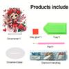 Acrylic Rose Elf Girl Table Top Diamond Painting Ornament Kits Desktop Diamond Art Kits 5D DIY Diamond Art Tabletop Decorations