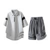 Casual Set, Short Sleeved Set, Men's Summer Casual Two-piece Set