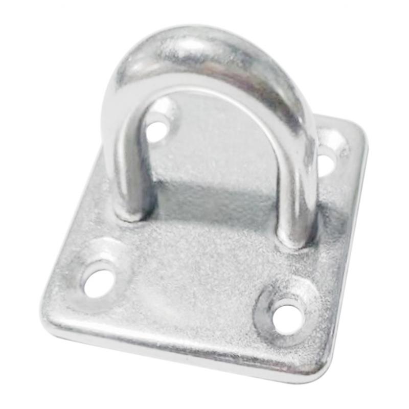 Heavy Duty 304 Stainless Steel Square Pad Eye Plate Shade Sail Sailboat 6mm